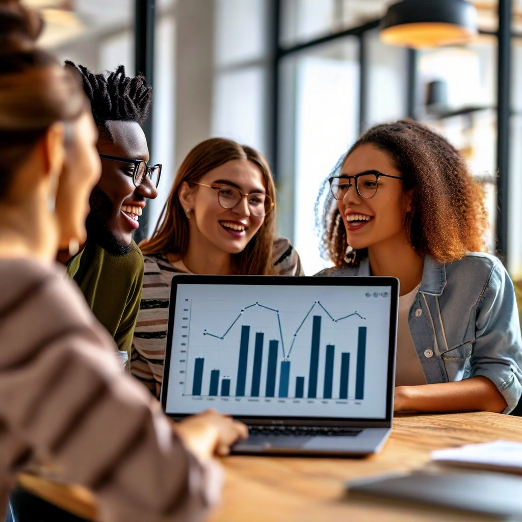 Equipe DatAí ajudando empresas